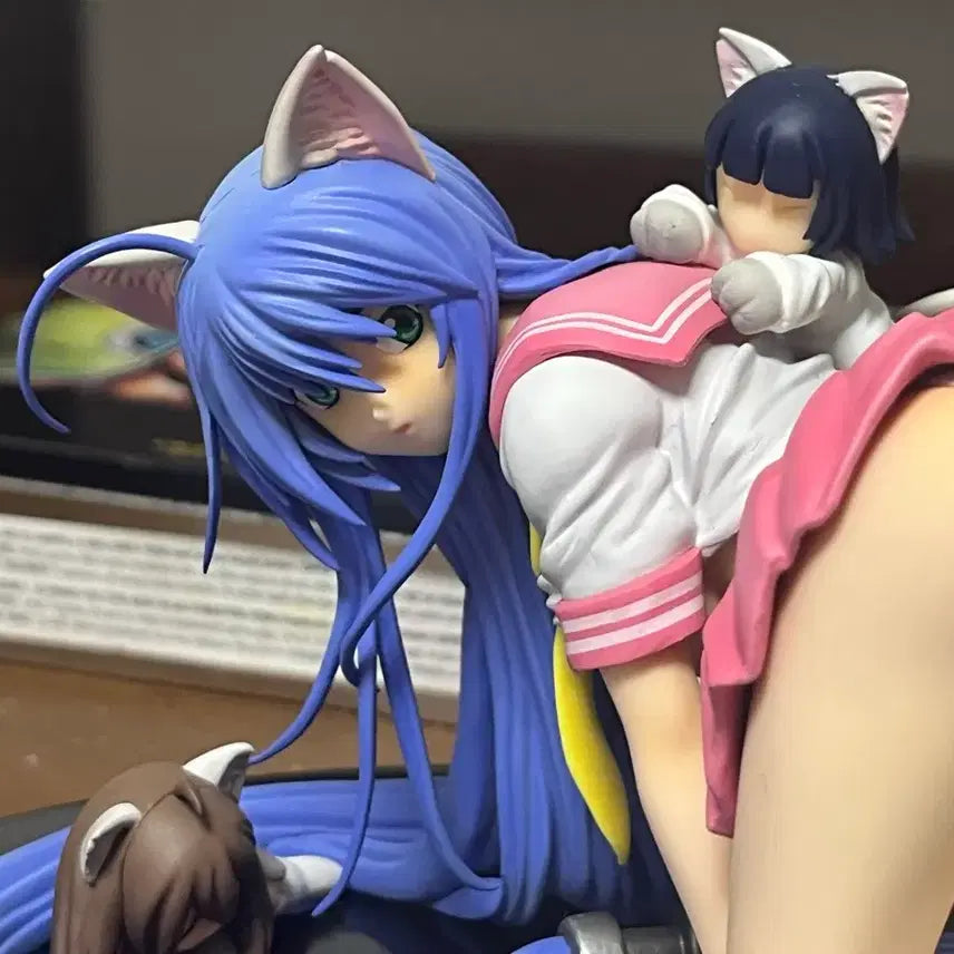 [BUNJANG] Ikkitousen Guan Yu Un-chan Nekomimi Pink Sera Figure / 일기당천 관우운장 네코미미 핑크 세라 피규어