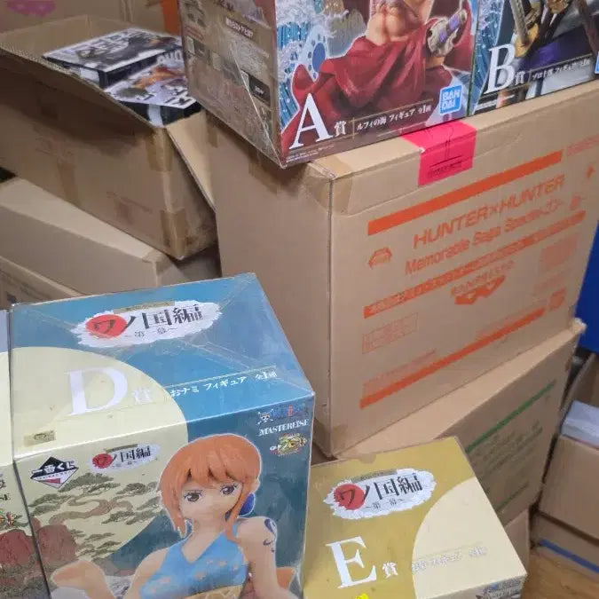 [BUNJANG] One Piece Wano Country Ichiban Kuji Figure 5-Piece Bundle (Master Stars Piece) - Luffy, Zoro, Law, Nami &amp; More (Japan Domestic) / (번장최저가미개봉)원피스 와노쿠니 제일복권 피규어 5종일괄 일본 내수용 루피 조로 로우 나미 + 다른 캐릭터