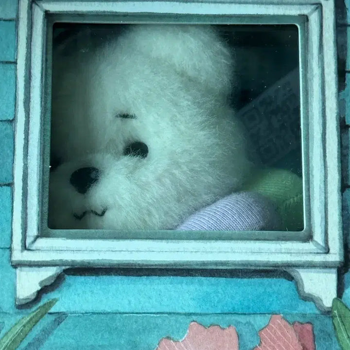 [BUNJANG] Teddy Tails Limited Edition Lena Bear Plush Keychain (White, XS) / 미개봉 테디테일즈 한정판 테디테어 애착인형 레나베어 화이트 xs키링