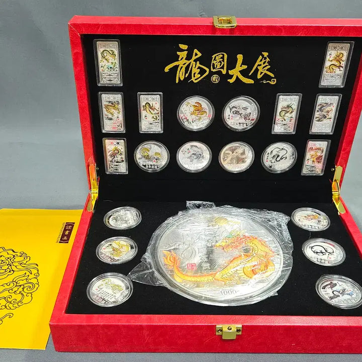 [BUNJANG] Year of the Dragon Commemorative Coin Medal Set / 용띠해 기념 주화 메달 수집용 세트