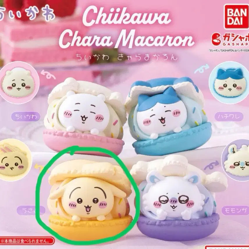[BUNJANG] Chiikawa Usagi Macaron Gacha Capsule Toy / 치이카와 마카롱 가챠 우사찡