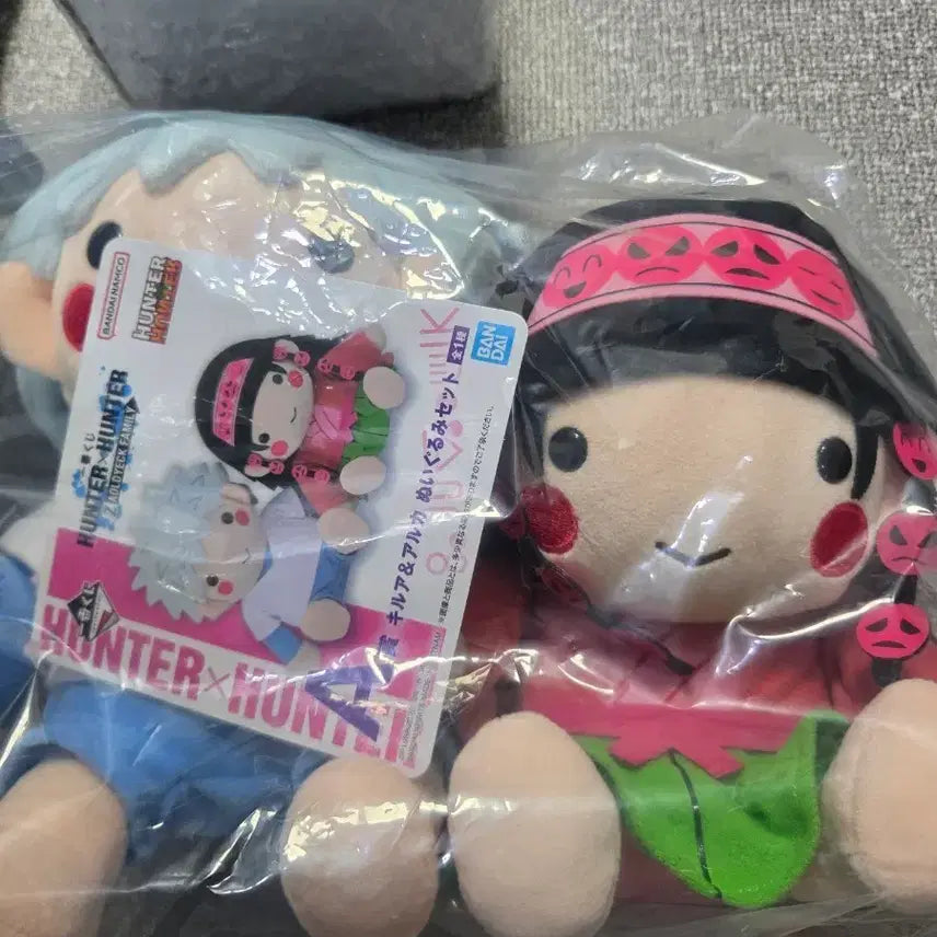 [BUNJANG] Hunter x Hunter A Prize Killua &amp; Alluka Plush Set / 헌터헌터 a상 인형