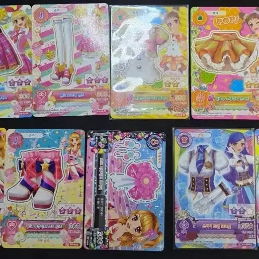 [BUNJANG] Aikatsu! Trading Card Set - Japanese &amp; Korean Edition (Rare/Normal) / 아이엠스타 아이카츠 한판 일판 카드 판매 프레 레어 노말 세트 조각