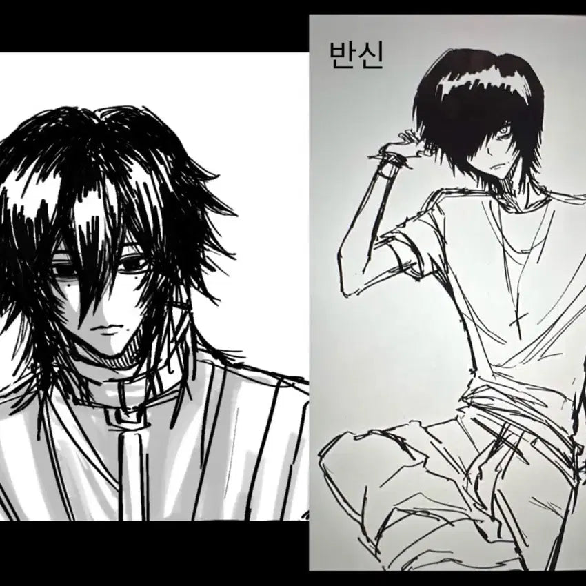 [BUNJANG] Custom Character Sketch Commission / 음기 낙서 커미션