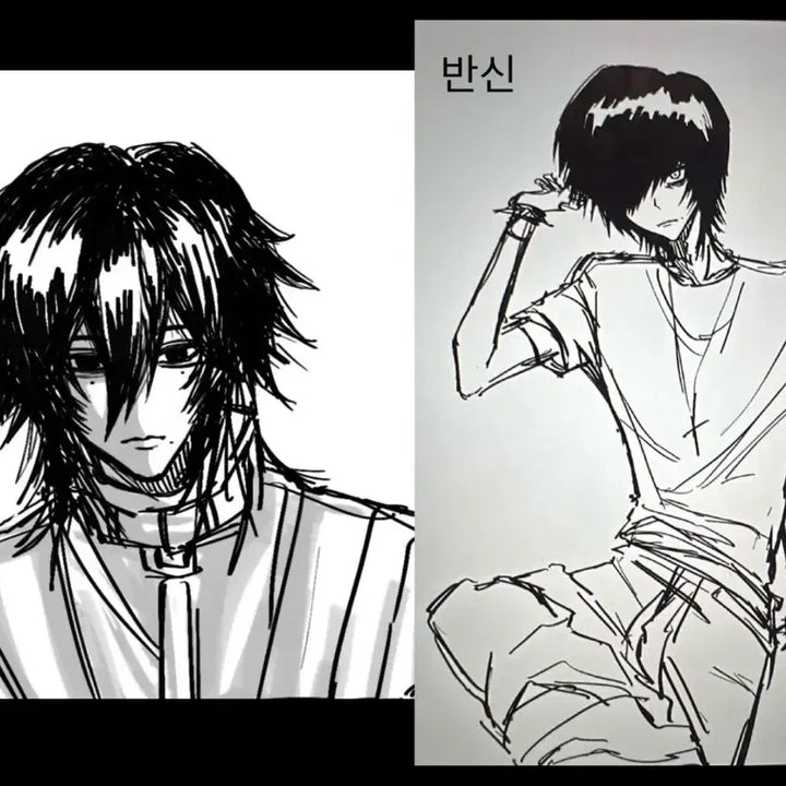 [BUNJANG] Custom Character Sketch Commission / 음기 낙서 커미션