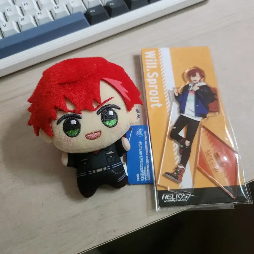 [BUNJANG] Ensemble Stars! Akatsuki Akira Ootori Plush Doll &amp; Acrylic Stand / 에리오스 오오토리 아키라 누이 인형 아크릴스탠드