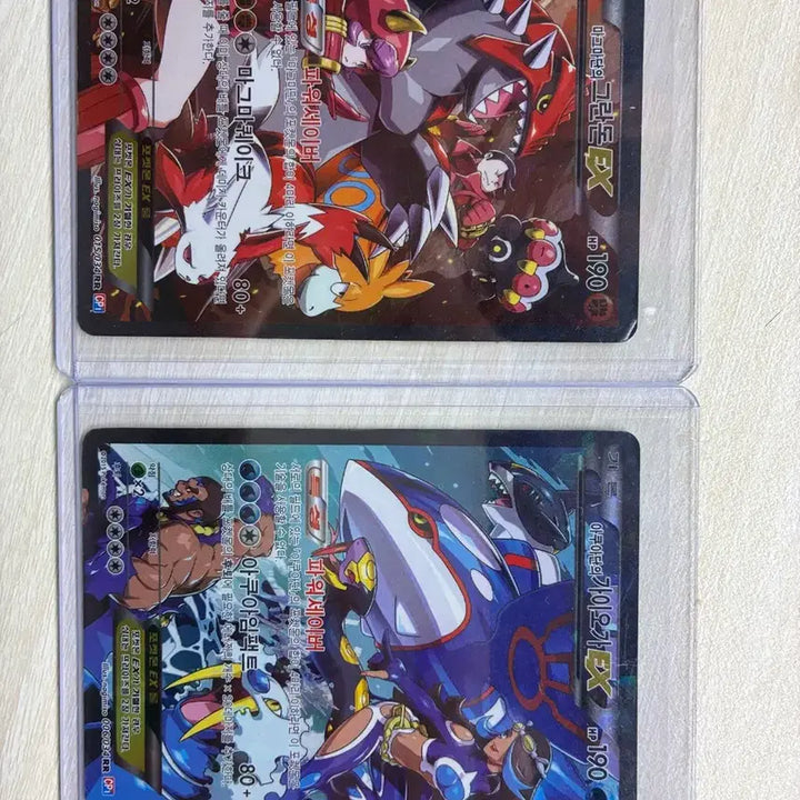 [BUNJANG] Groudon &amp; Kyogre Bundle Set / 마그마단의 그란돈 &amp; 아쿠아단의 가이오가 일괄판매