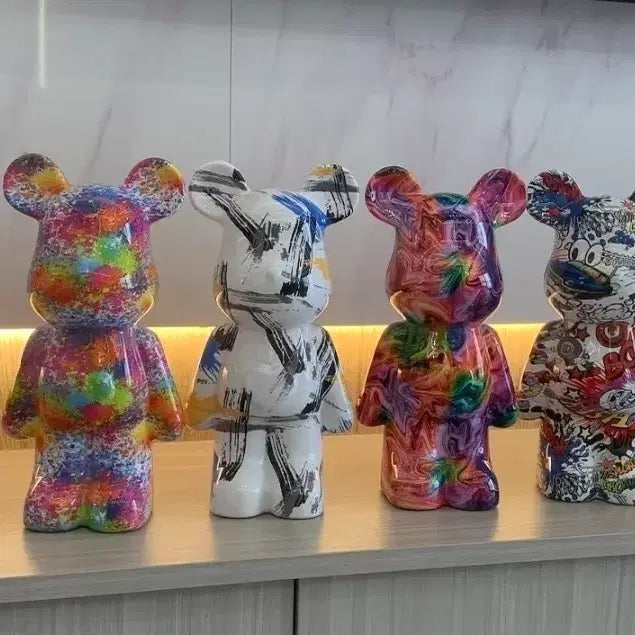 [BUNJANG] Bear Figure Set (6 Types) / 곰돌이 피규어 6종 일괄