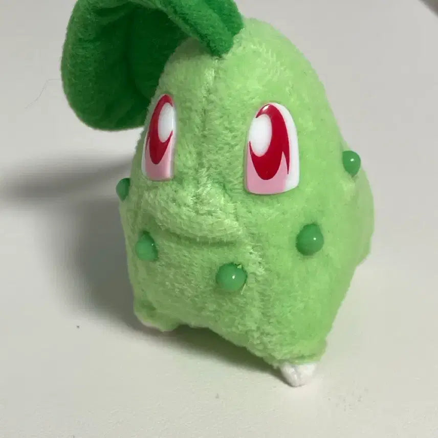 [BUNJANG] Bandai 1999 Chikorita Plush Toy / 고전 치코리타 인형 포켓몬