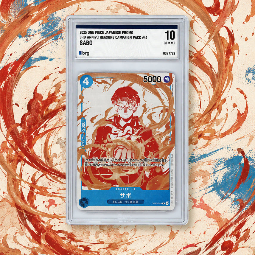 [BUNJANG] Sabo (One Piece Card Game) 3rd Anniversary Treasure Campaign Promo Card BRG 10 / [BRG10] 사보 레드