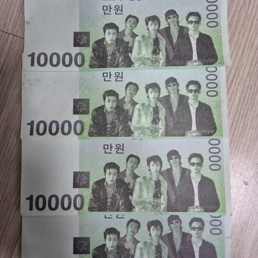 [BUNJANG] Cortis Money Confetti 5-Sheet Set / 코르티스 돈 컨페티 5장 세트