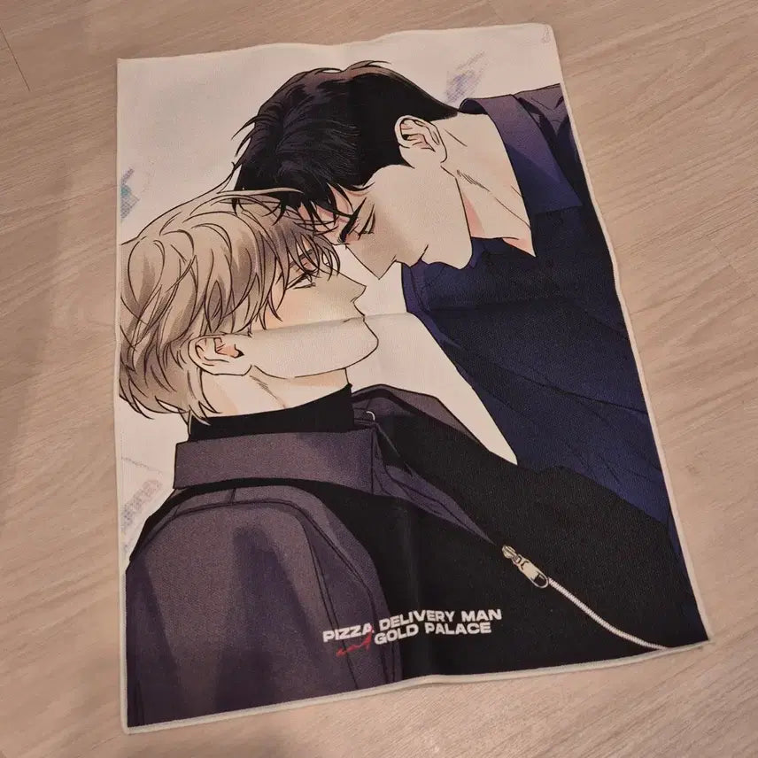 [BUNJANG] Pizza Delivery Guy &amp; Gold Palace Fabric Poster / 피자배달부와 골드팰리스 피달부 패브릭 포스터