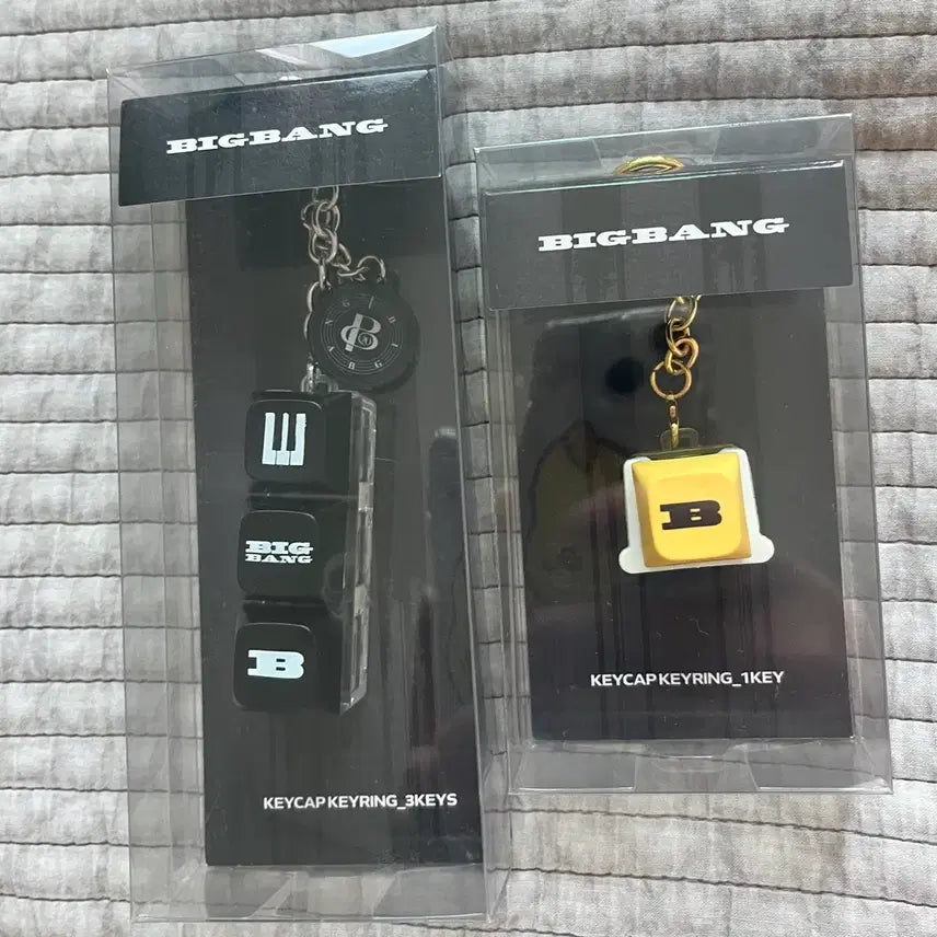 [BUNJANG] BIGBANG Bundle Set 2 Types Keychain Set (Sealed) / (일괄)빅뱅 키캡키링 2종 미개봉 키링
