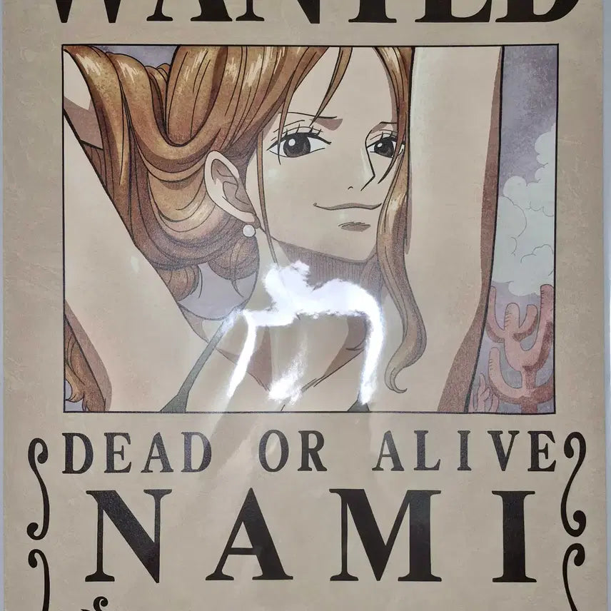 [BUNJANG] One Piece Mugiwara Store Nami Wanted Poster / 원피스 무기와라스토어 나미 현상금 수배서 포스터