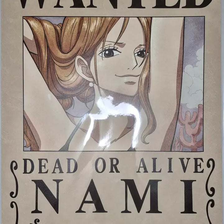 [BUNJANG] One Piece Mugiwara Store Nami Wanted Poster / 원피스 무기와라스토어 나미 현상금 수배서 포스터