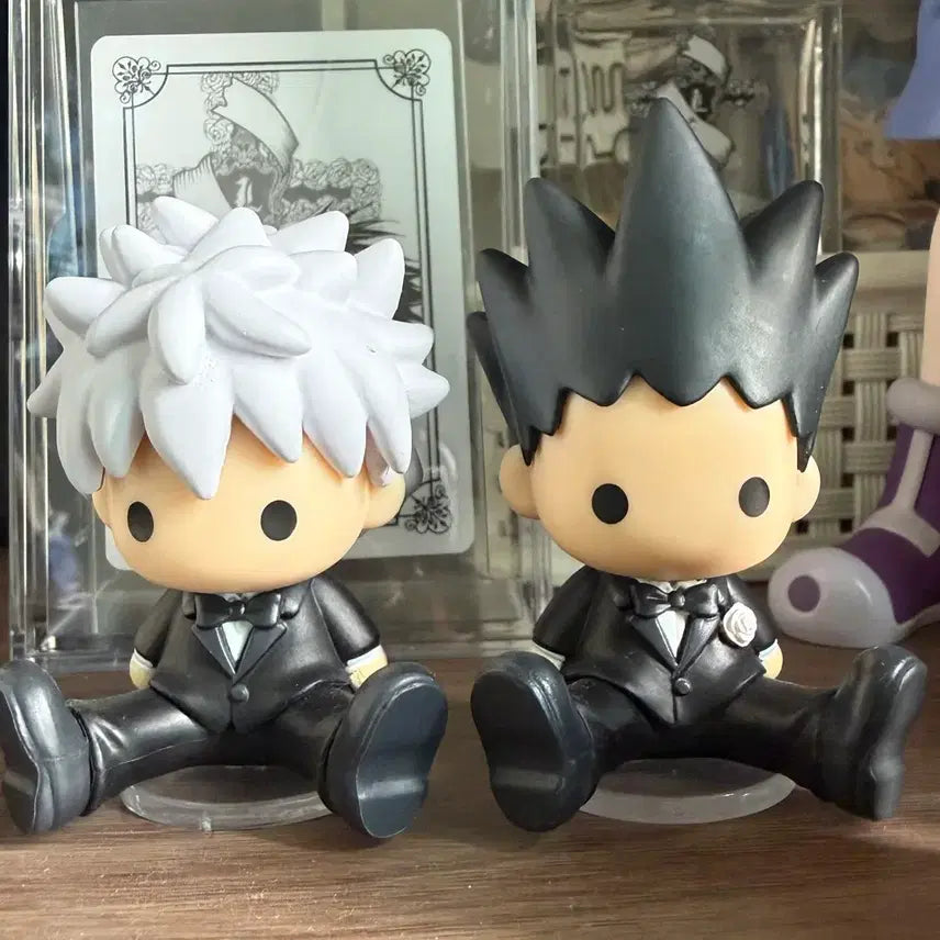 [BUNJANG] Hunter x Hunter Gon Killua FetaDol Figure / 급처) 헌터헌터 페타돌 곤 키르아 피규어