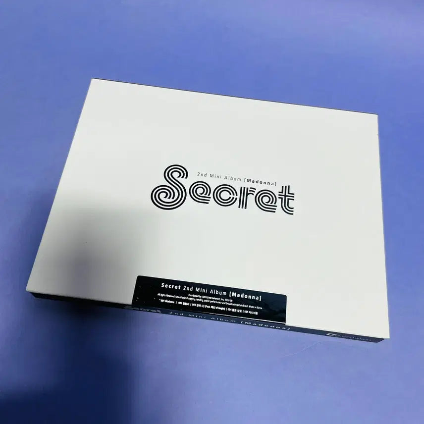 [BUNJANG] Secret 2nd Mini Album Madonna / [중고음반/CD] 시크릿 Secret 미니 2집 Madonna