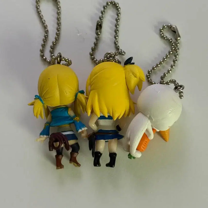 [BUNJANG] Fairy Tail Lucy &amp; Frosh Classic Keyring / 페어리테일 루시, 프루 고전 키링