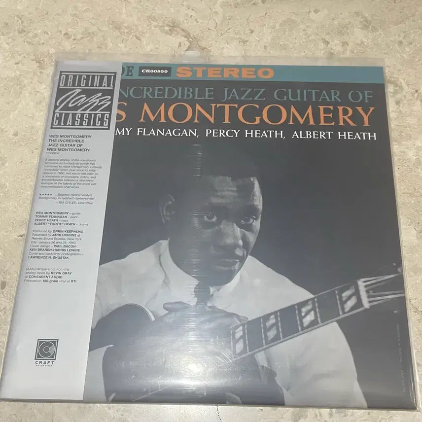 [BUNJANG] Wes Montgomery The Incredible Jazz Guitar Vinyl LP / 웨스 몽고메리 재즈 기타 LP The incredible jazz guitar.