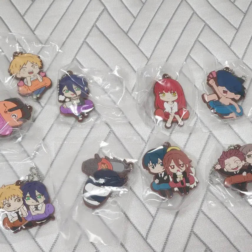 [BUNJANG] Chainsaw Man Leisure Arc Rubber Strap Bundle Set / 체인소맨 레저편 러버스트랩 일괄판매합니다