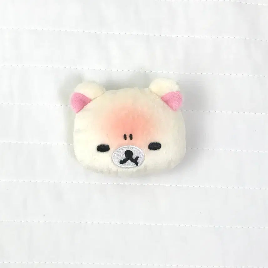 [BUNJANG] Rilakkuma Angry Korilakkuma Emoji Plush Badge / 화난 코리락쿠마 이모지 인형 뱃지 리락쿠마