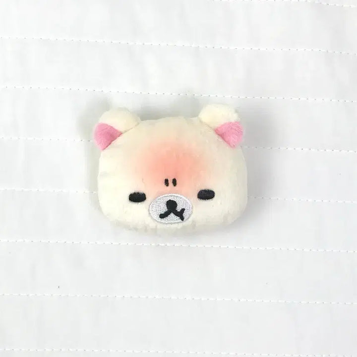 [BUNJANG] Rilakkuma Angry Korilakkuma Emoji Plush Badge / 화난 코리락쿠마 이모지 인형 뱃지 리락쿠마