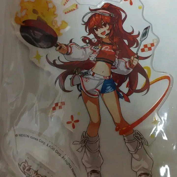 [BUNJANG] Elsword Elesis Dynasty Acrylic Standee + Lenticular Card + Keycap + Sticker Bundle Set / (4일남음)엘소드 엘리시스 다이너 아크릴 스탠드+렌티큘러+키캡+띠부씰 일괄
