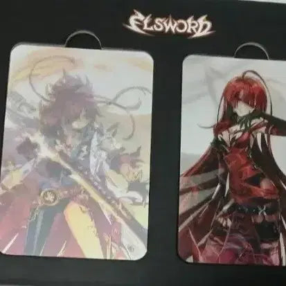 [BUNJANG] Elsword Elesis Dynasty Acrylic Standee + Lenticular Card + Keycap + Sticker Bundle Set / (4일남음)엘소드 엘리시스 다이너 아크릴 스탠드+렌티큘러+키캡+띠부씰 일괄