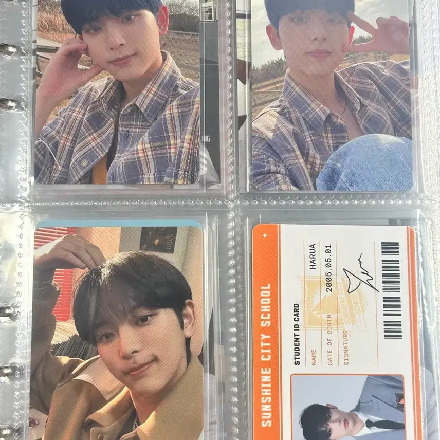 [BUNJANG] ENHYPEN Harua Debut First Single Photocard and Student ID Bundle Set / 앤팀 하루아 데뷔초 첫싱글 포토카드 학생증 일괄