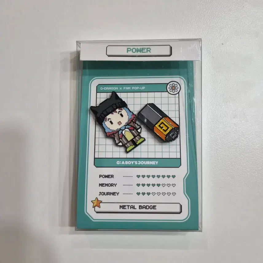 [BUNJANG] G-Dragon Power Metal Badge / 지드래곤 파워 메탈 뱃지