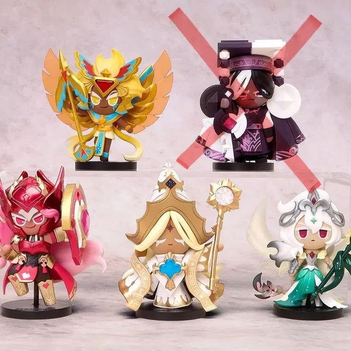 [BUNJANG] Cookierun Kingdom Ancient Figure Set (4 Types, Bundle) / [4종 일괄 판매] 쿠키런 킹덤 쿠킹덤 각성 에이션트 피규어 세트