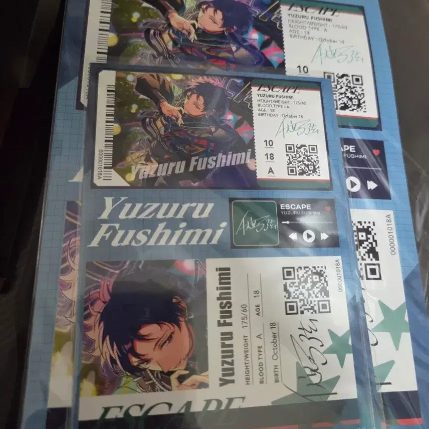 [BUNJANG] Ensemble Stars Yuzuru Fushimi Netprint Set / 앙상블스타즈 후시미 유즈루 넷프린트 넷프리