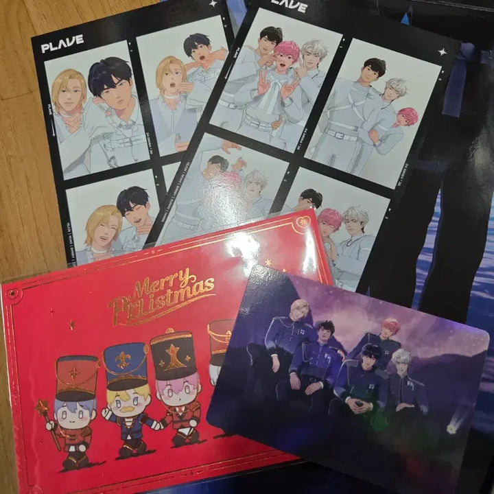[BUNJANG] PLAVE AngAng Christmas Postcard Big Photocard Four-Cut Photo / 플레이브 앙앙 크리스마스 엽서 빅포카 네컷사진