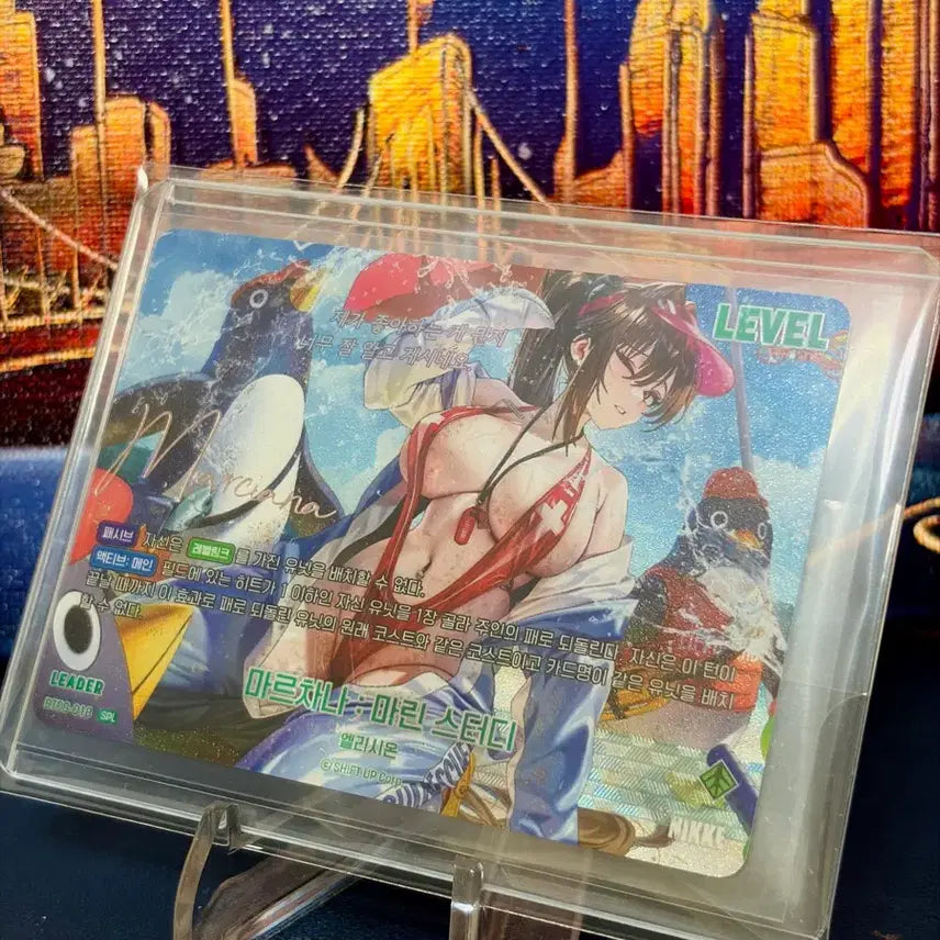 [BUNJANG] Nibel Arena BT08 Nikke Maruchana Marine Study SPL Autocard / 니벨아레나 BT08 니케_마르차나 : 마린스터디 SPL 오토카드