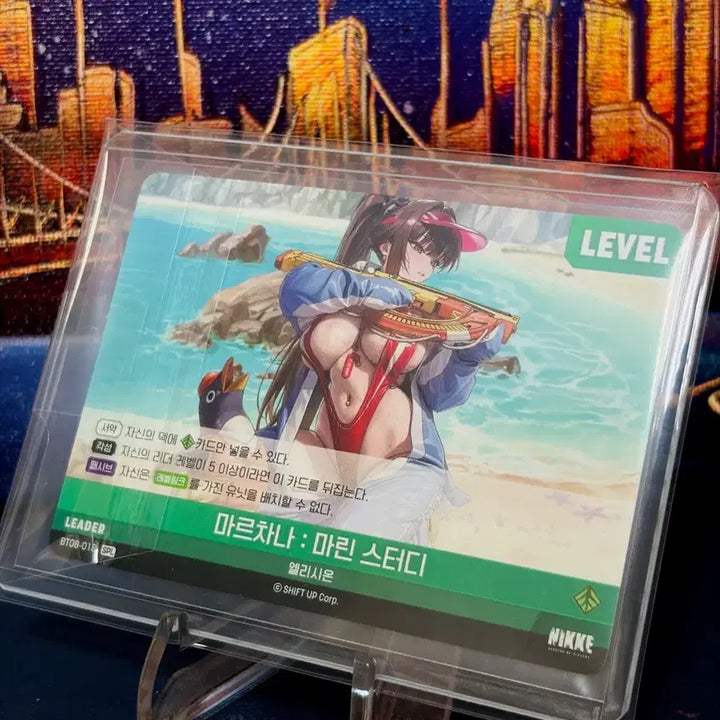 [BUNJANG] Nibel Arena BT08 Nikke Maruchana Marine Study SPL Autocard / 니벨아레나 BT08 니케_마르차나 : 마린스터디 SPL 오토카드