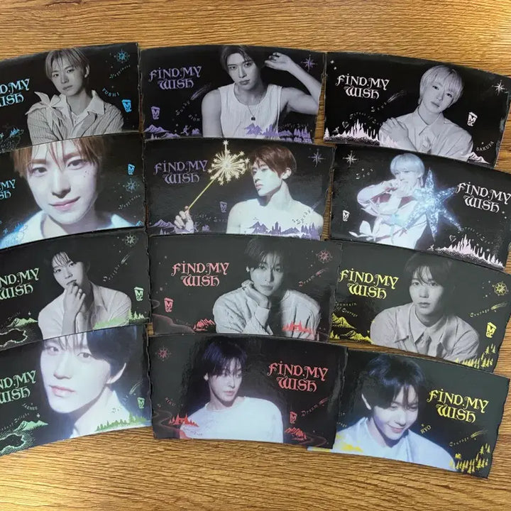 [BUNJANG] NCT WISH Megacoffee Birthday Cup Holder Bundle Set / 일괄)엔시티위시 메가커피 생일 컵홀더 (안전결제가능)