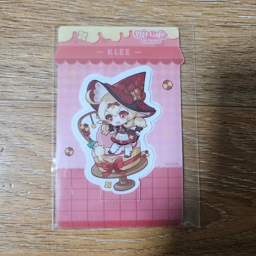 [BUNJANG] Genshin Impact Klee 3D Card / 원신 카페 클레 입체 카드