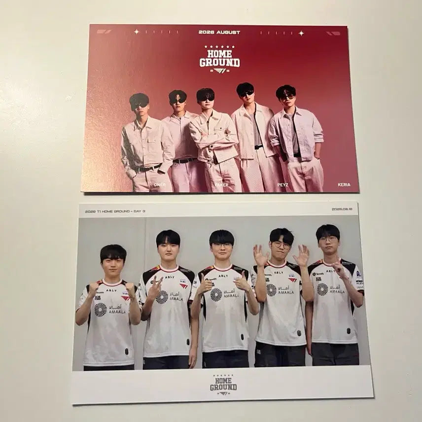 [BUNJANG] T1 K-Pop Membership Group Postcard Bundle Set / T1 티원 홈그 멤버십 단체 엽서 일괄