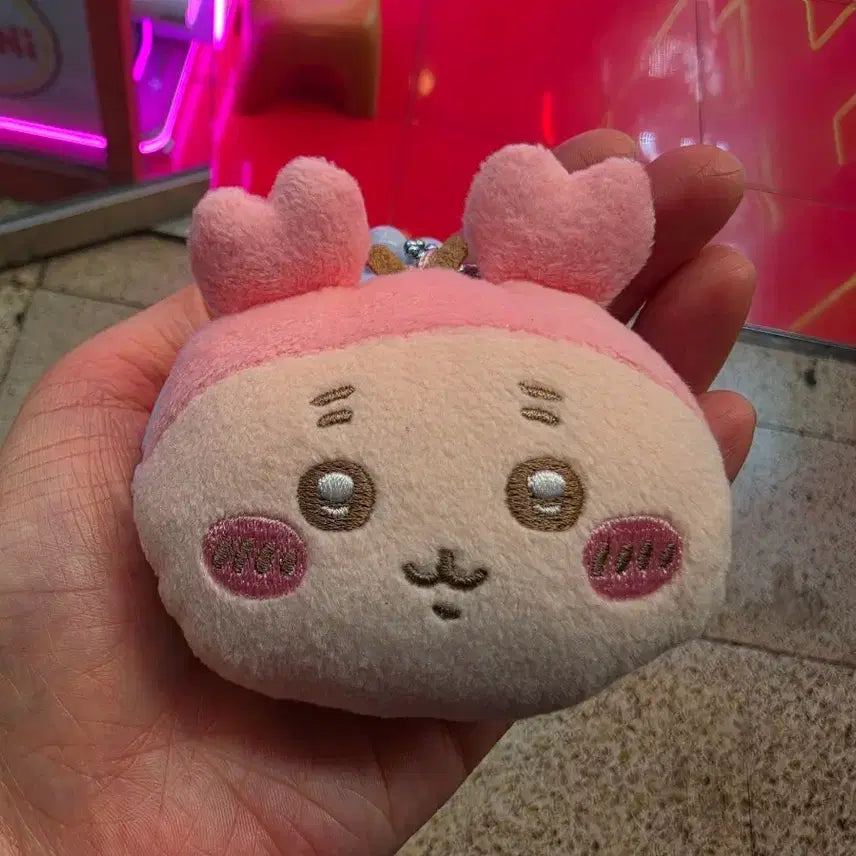[BUNJANG] Chiikawa Mini Gamaguchi Coin Purse (Crab) / 치이카와 먼작귀 미니프라 가마구치 동전지갑 카니