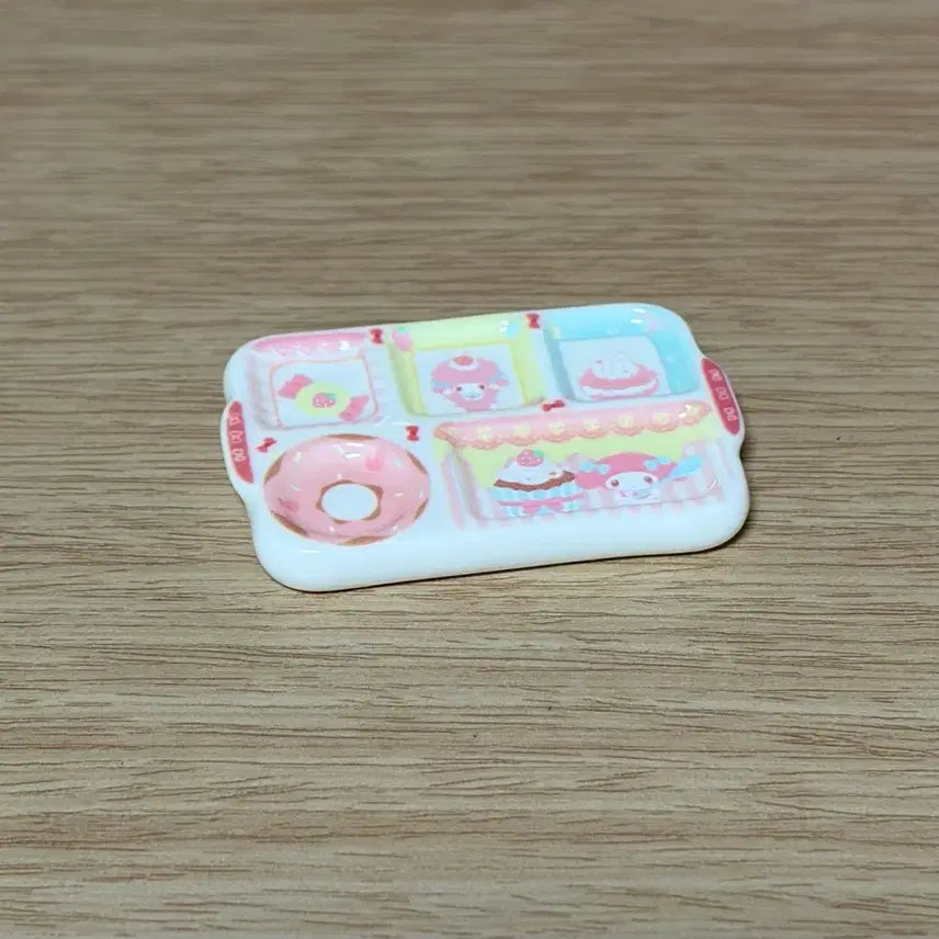 [BUNJANG] Miniature My Melody Lunch Plate / 미니어쳐 마이멜로디 식판