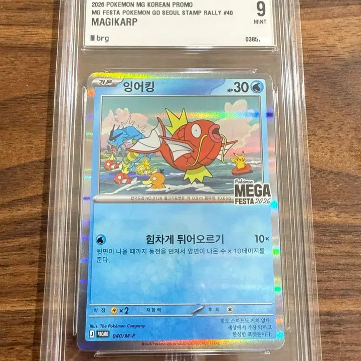 [BUNJANG] Pokemon TCG Magikarp Promo Card BRG9 / 포켓몬카드 잉어킹 프로모 BRG9