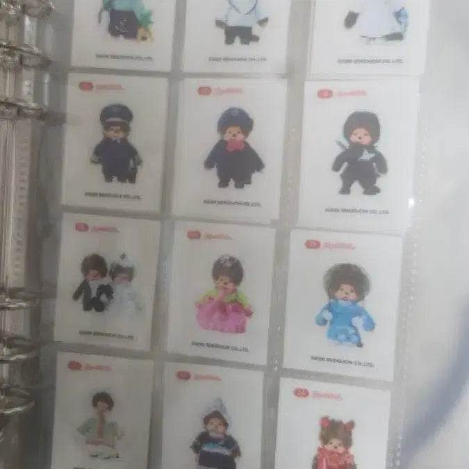 [BUNJANG] Monchhichi Fruit Jelly Ddibu Seal Full Set / 몬치치 과일젤리 띠부씰 전종 판매