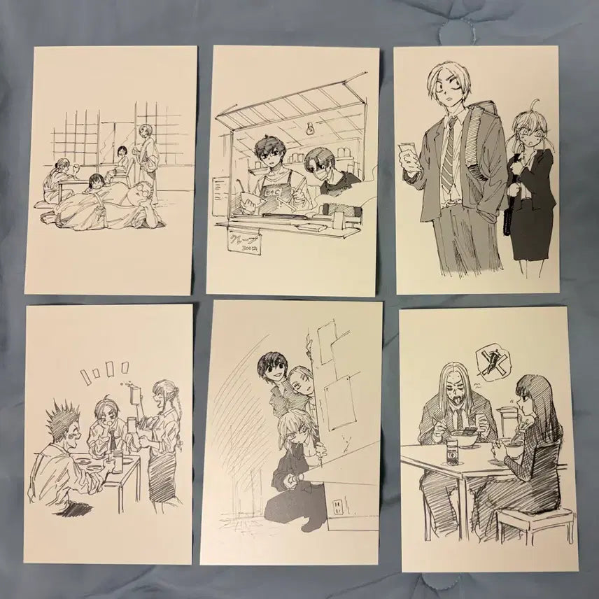 [BUNJANG] Sakura Days Sakuraday Postcard Bundle Set (6 Pieces) / 사카모토데이즈 사카데이 엽서6장 일괄판매