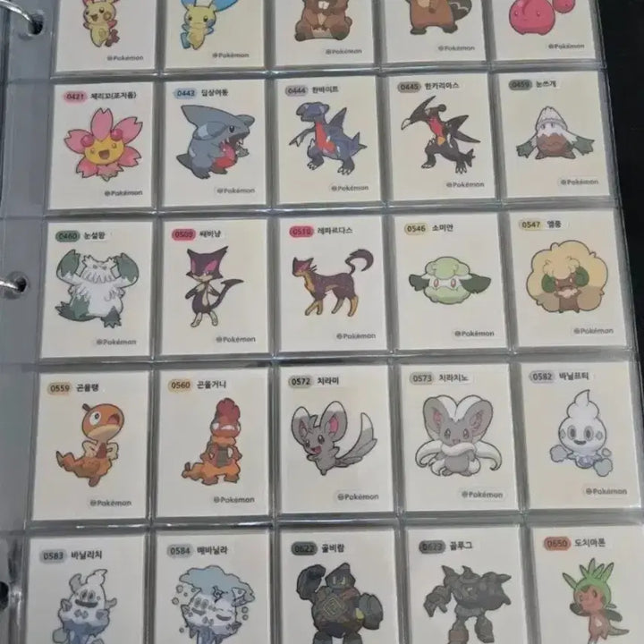 [BUNJANG] Pokemon Mini Sticker Set / 포켓몬띠부씰 시즌3 154전종