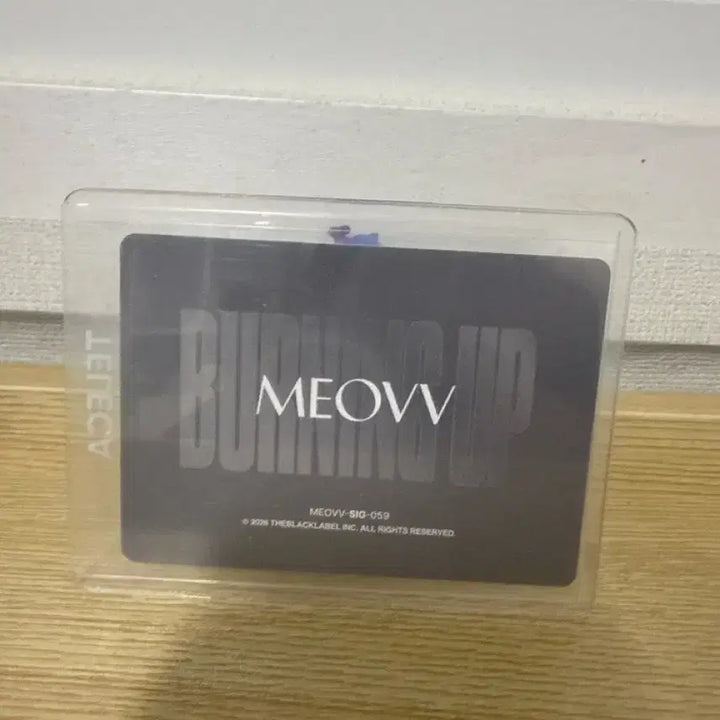 [BUNJANG] MEOVV Miyyao Gawon TELECA HIT Printed Signature Card SIG-059 / MEOVV 미야오 가원 TELECA HIT 인쇄사인 카드 SIG-059
