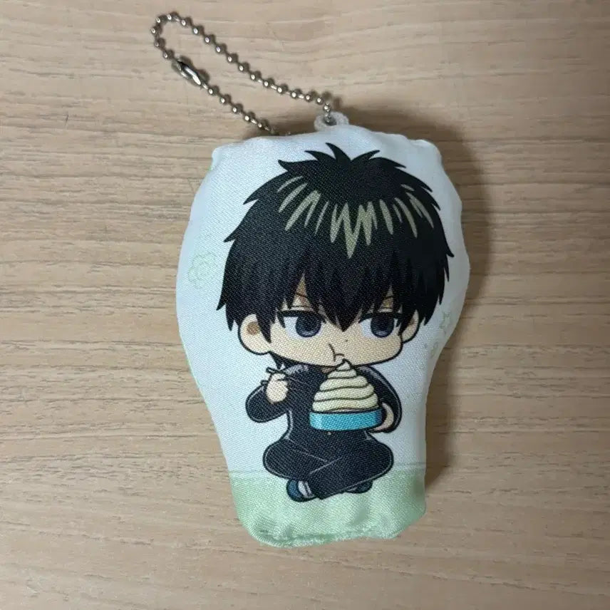 [BUNJANG] Gintama 3Z Gintoki Dicut Cushion Keychain Doll / 은혼 삼젯 다이컷 쿠션키링 인형 키링 히지카타