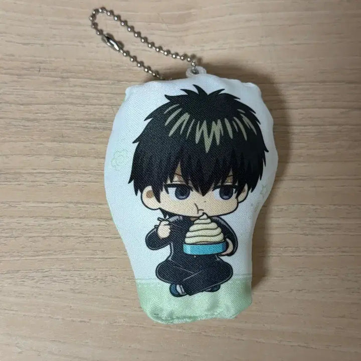 [BUNJANG] Gintama 3Z Gintoki Dicut Cushion Keychain Doll / 은혼 삼젯 다이컷 쿠션키링 인형 키링 히지카타