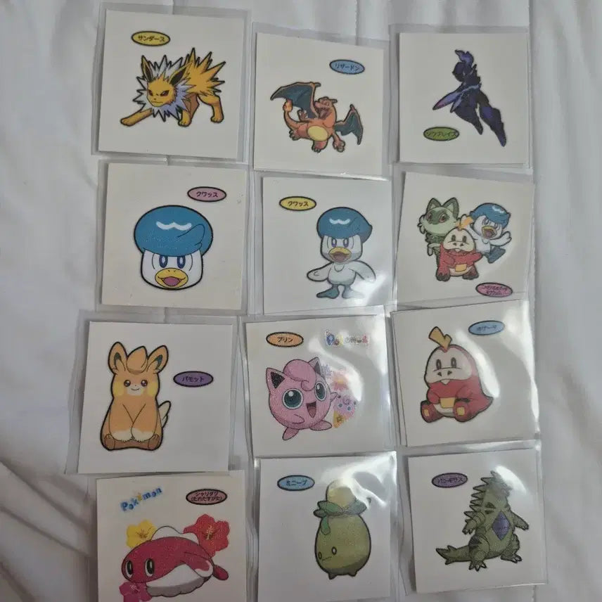[BUNJANG] Pokemon Mini Album Stickers (Tteuboseal) / 일본 포켓몬 띠부씰 개당 1500