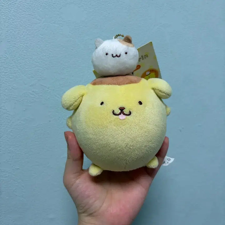 [BUNJANG] Sanrio Pompompurin Mascot Plush / 만마루 인형 마스코트 폼폼푸린