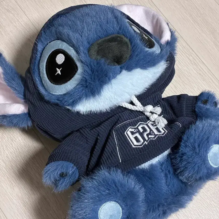 [BUNJANG] Miniso Stitch Hooded Plush / 미니소 스티치 후드 인형